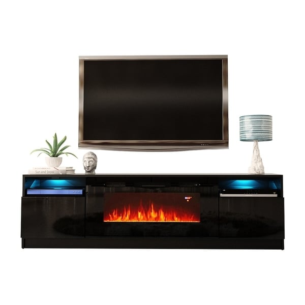 Shop Strick Bolton Amsden Electric Fireplace Tv Stand On Sale