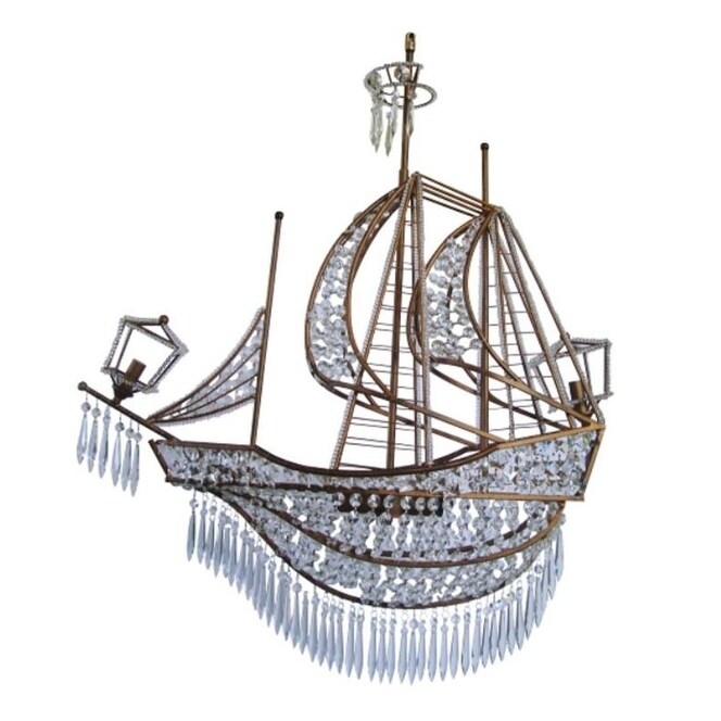 Golden Bronzen Metal Chandelier With Crystal Accents - Chandeliers For Bedrooms by Overstock.com