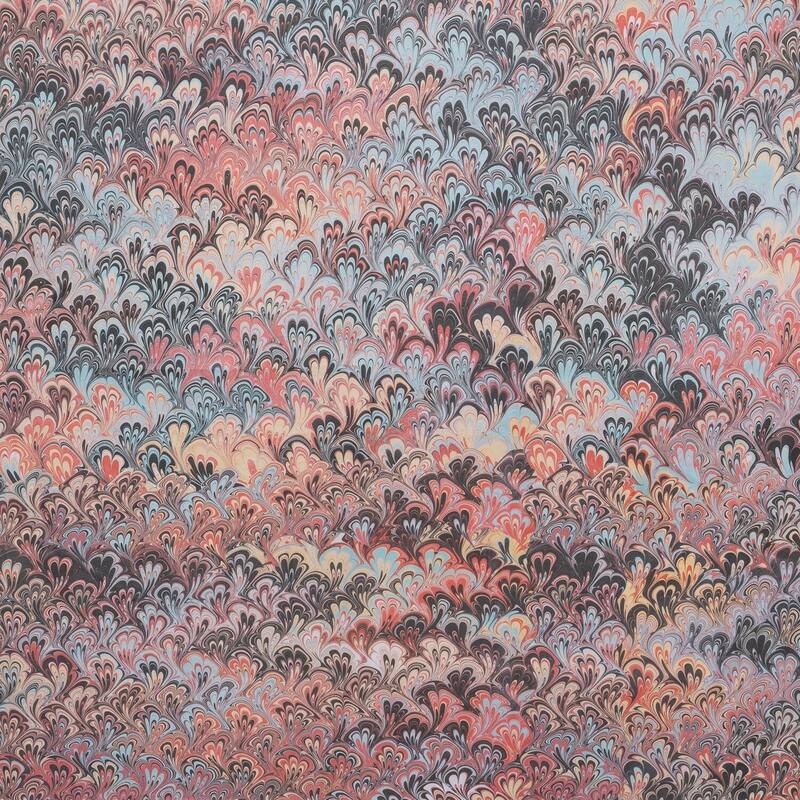The Art of Marbling Bouquet Designer Throw Pillow