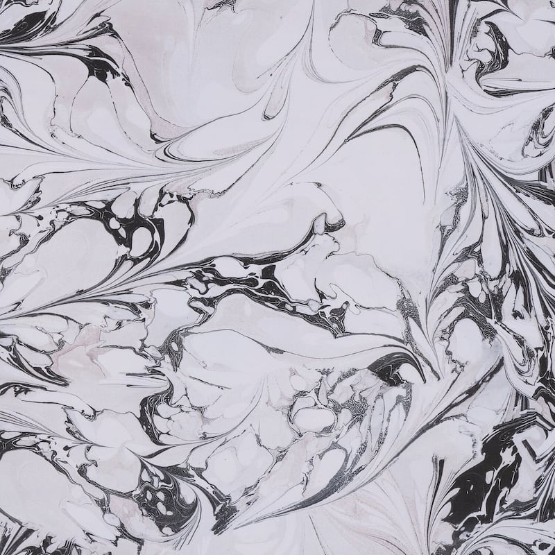 The Art of Marbling Carrara Designer Throw Pillow