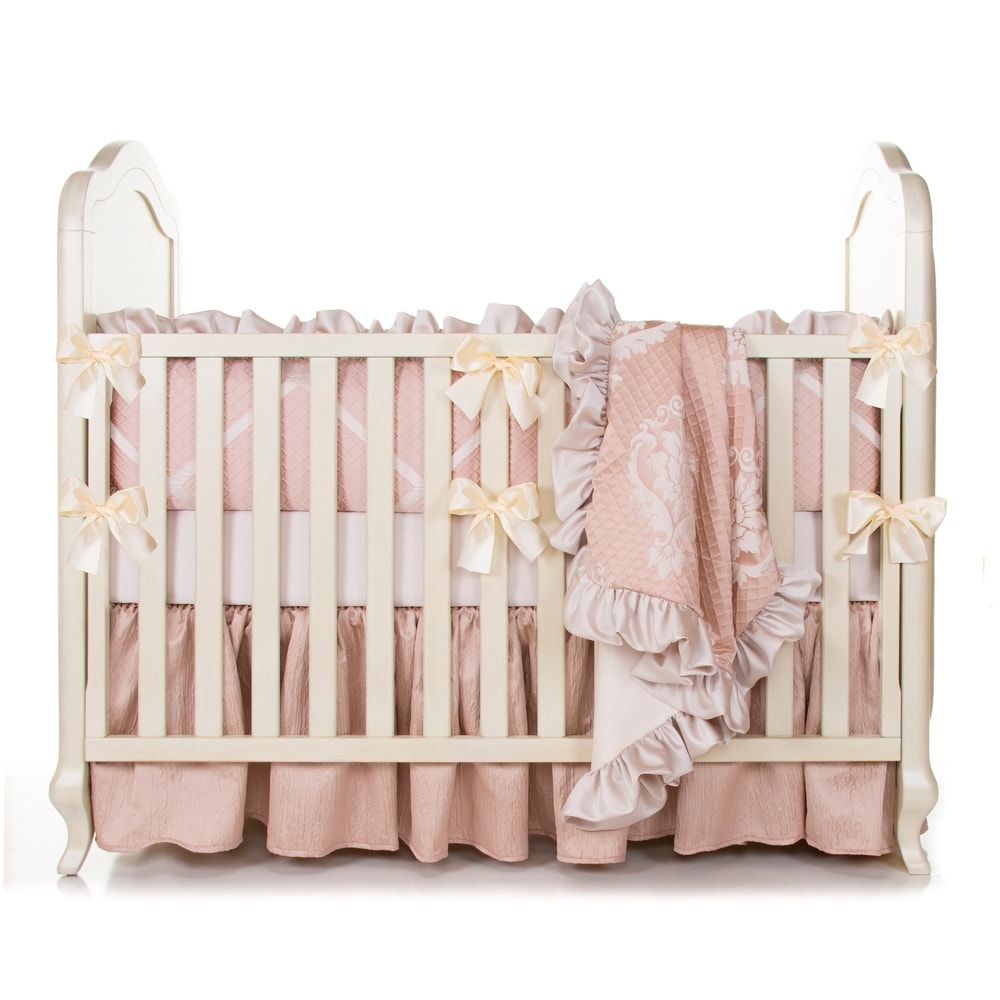 crib sheet and bumper set