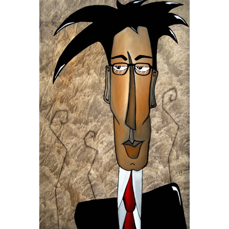 CANVAS Watch Your Back Jack By Fido Studios Art Painting Reproduction - 32 x 24