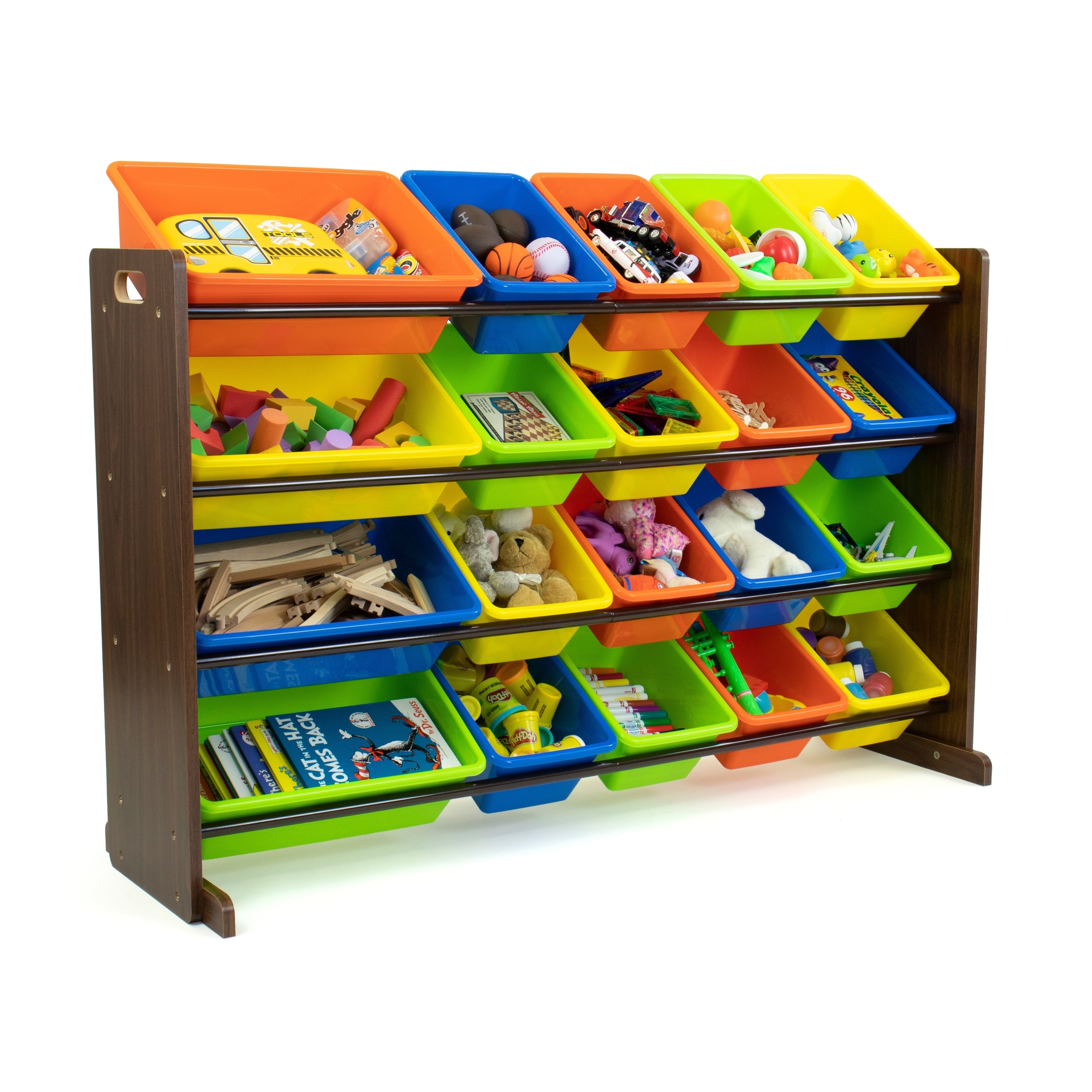 Humble Crew Extra Large Toy Storage Organizer with 20 Storage Bins