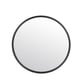 Porch & Den Waldo Small Black Round Metal Wall Mirror - Bed Bath ...