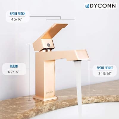 Dyconn Faucet Modern Single-Handle Bathroom faucet