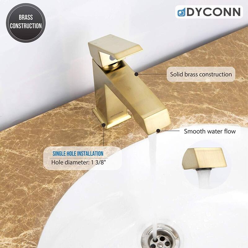 Dyconn Faucet Modern Single-Handle Bathroom faucet