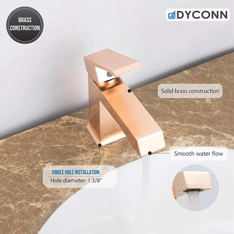 Dyconn Faucet Modern Single-Handle Bathroom faucet