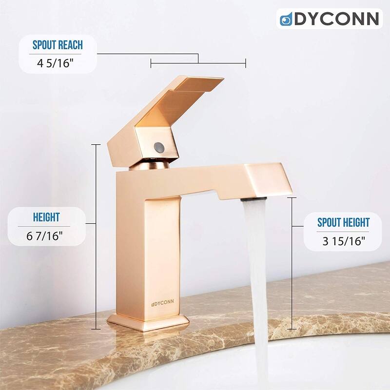 Dyconn Faucet Modern Single-Handle Bathroom faucet