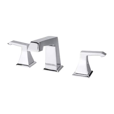 Dyconn Faucet Double-Handle 3 hole Widespread Bathroom Faucet