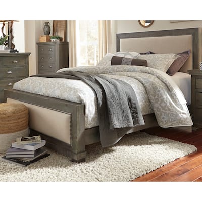 Progressive Willow Complete Upholstered Bed