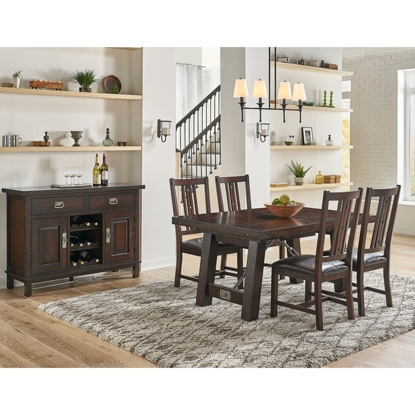 Simply Solid Solera Solid Wood 5-piece Dining Collection