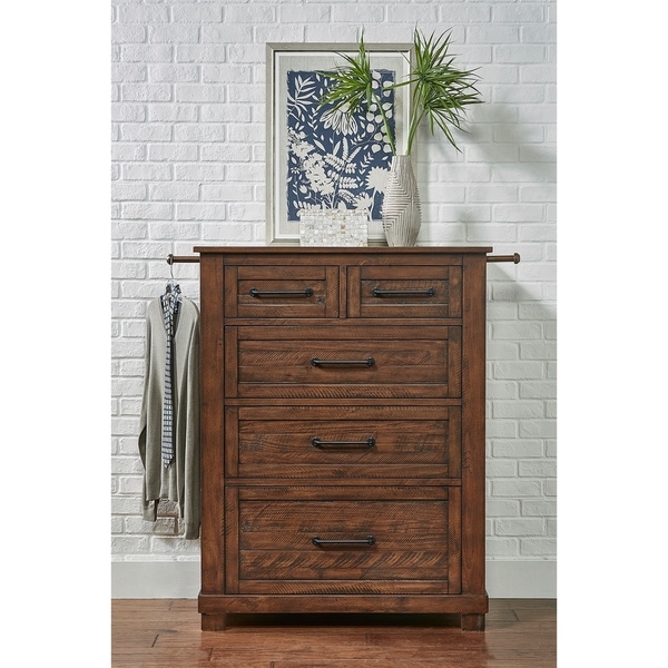 Simply Solid Shelba Solid Wood 5-drawer Chest