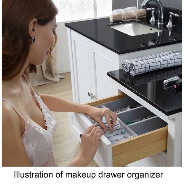 Shop Classic Premium72 In Bath And Makeup Hybrid Vanity In White