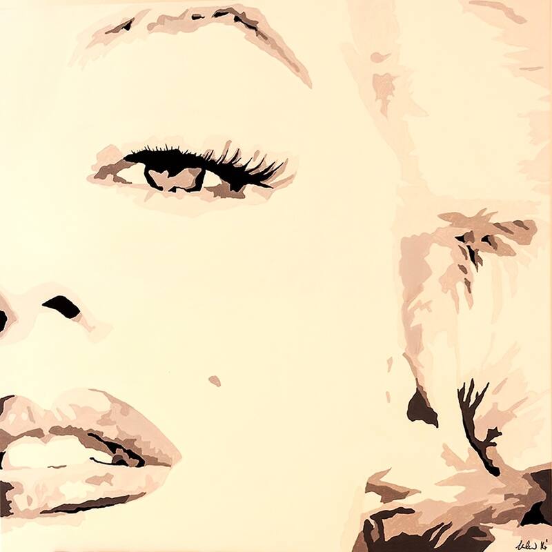 CANVAS She Knows Marilyn Monroe By PopArtQueen