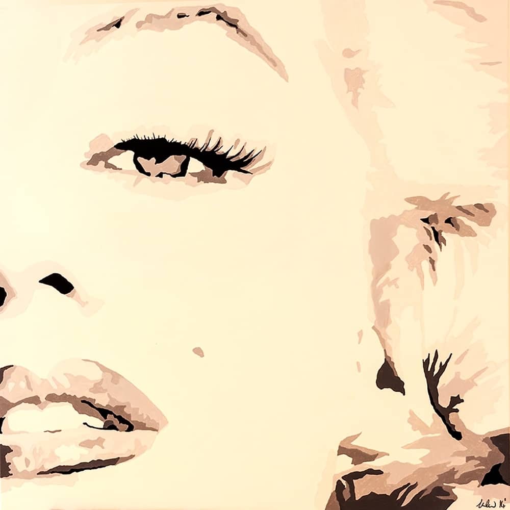 CANVAS She Knows Marilyn Monroe By PopArtQueen