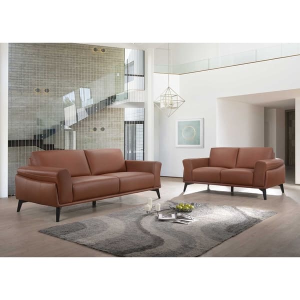 Como Terracotta Leather Sofa On 29141518 Como Terracotta Leather Sofa On