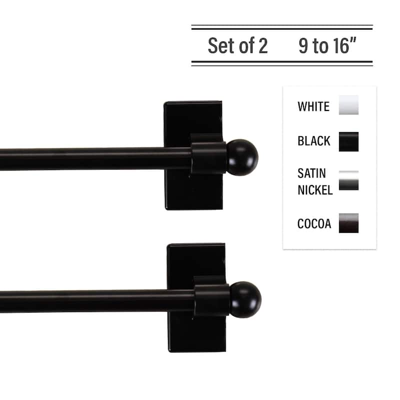 InStyledesign 7/16 inch dia. Magnetic Rod 9-16 inch long ( Set of 2 )