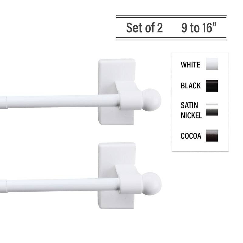 InStyledesign 7/16 inch dia. Magnetic Rod 9-16 inch long ( Set of 2 )