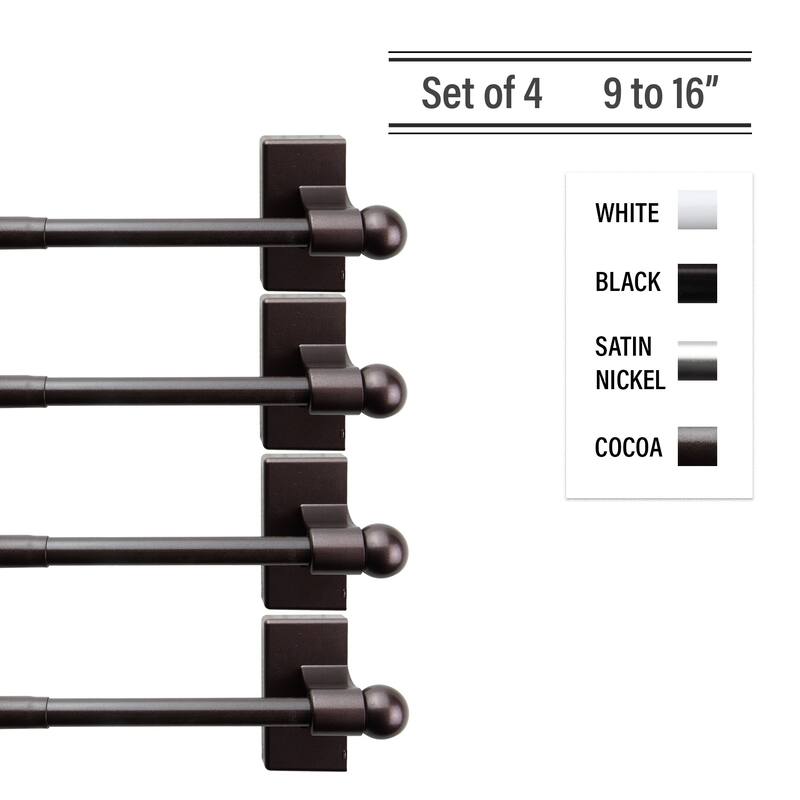 InStyledesign 7/16 inch dia. Magnetic Rod 9-16 inch long ( Set of 4 )