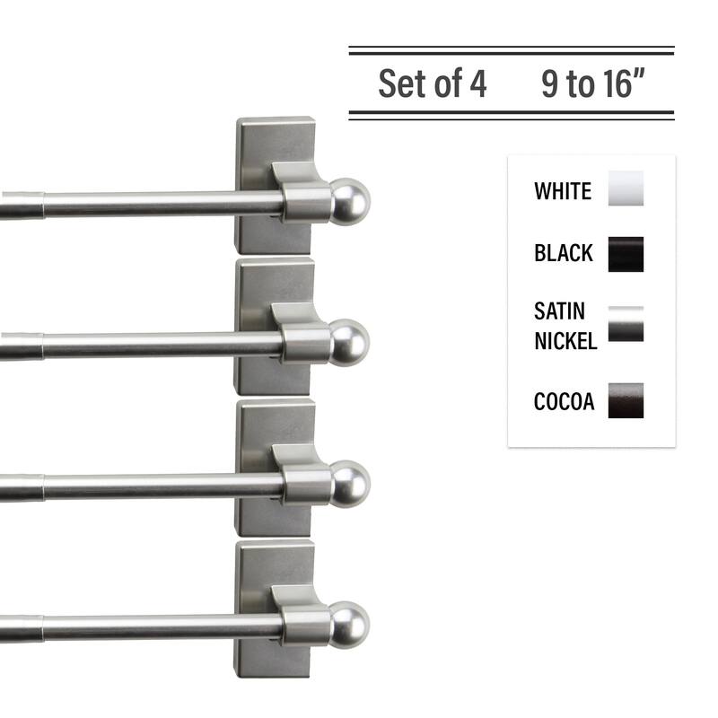 InStyledesign 7/16 inch dia. Magnetic Rod 9-16 inch long ( Set of 4 )