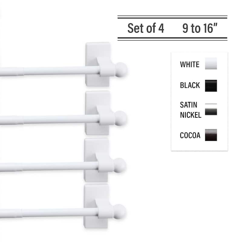 InStyledesign 7/16 inch dia. Magnetic Rod 9-16 inch long ( Set of 4 )