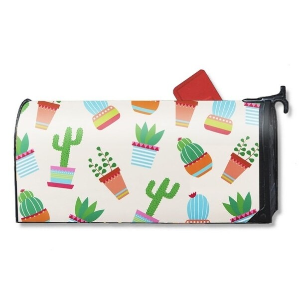 Spring Summer Themed Decorative Magnetic Mailbox Cover Wrap for Standard Size
