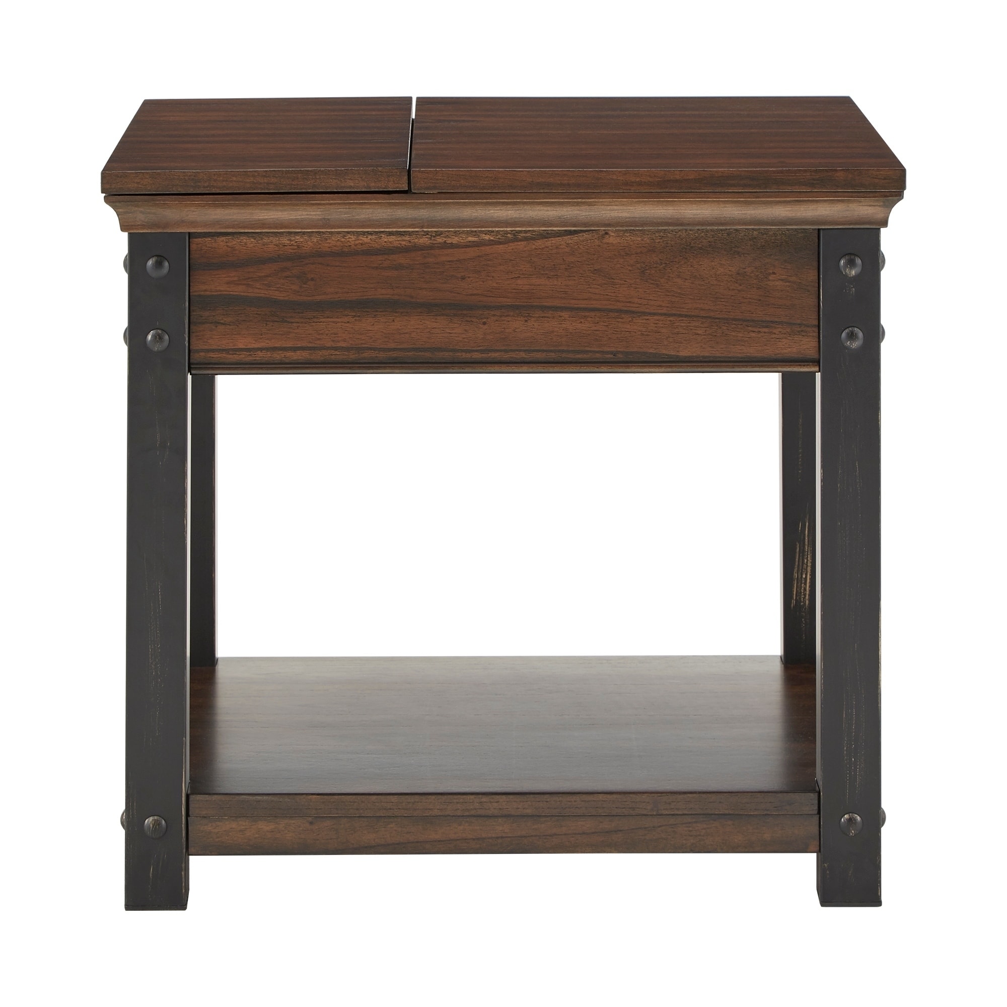 Shop Richter Dark Cherry Finish End Table By Inspire Q Classic