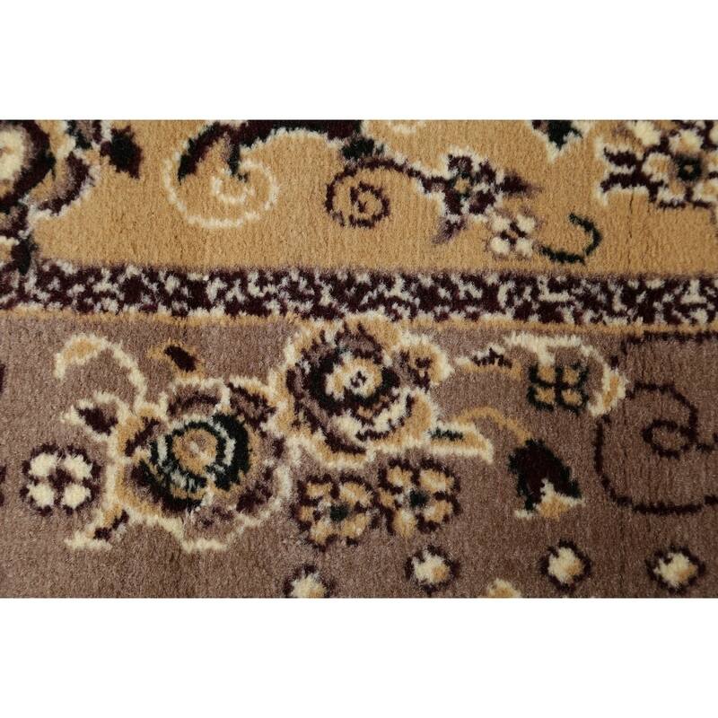 Oriental Persian Turkish Aubusson Polyester & Jute Traditional Rug - 19' 8'' X 3' 3''