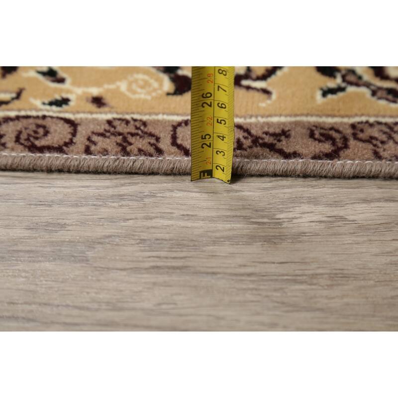 Oriental Persian Turkish Aubusson Polyester & Jute Traditional Rug - 19' 8'' X 3' 3''
