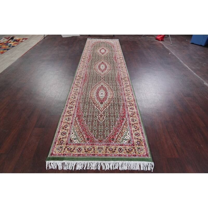 Traditional Tabriz Polyester & Jute Oriental Persian Classic Rug