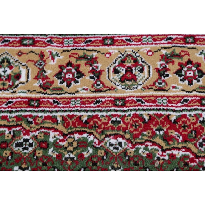 Traditional Tabriz Polyester & Jute Oriental Persian Classic Rug
