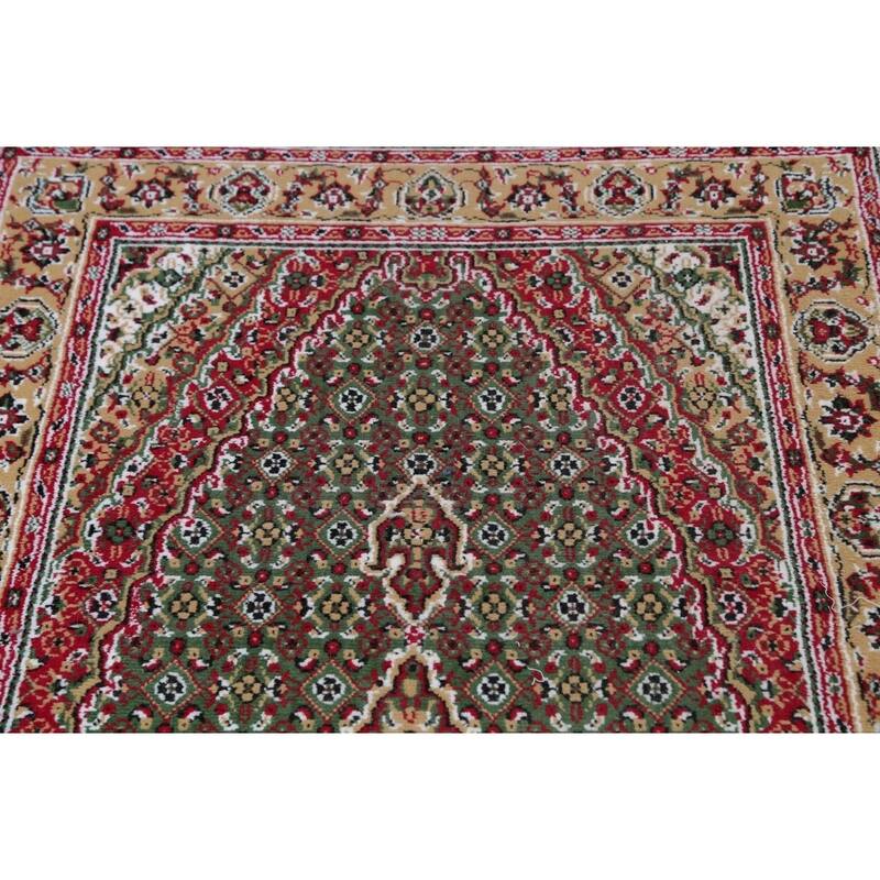 Traditional Tabriz Polyester & Jute Oriental Persian Classic Rug