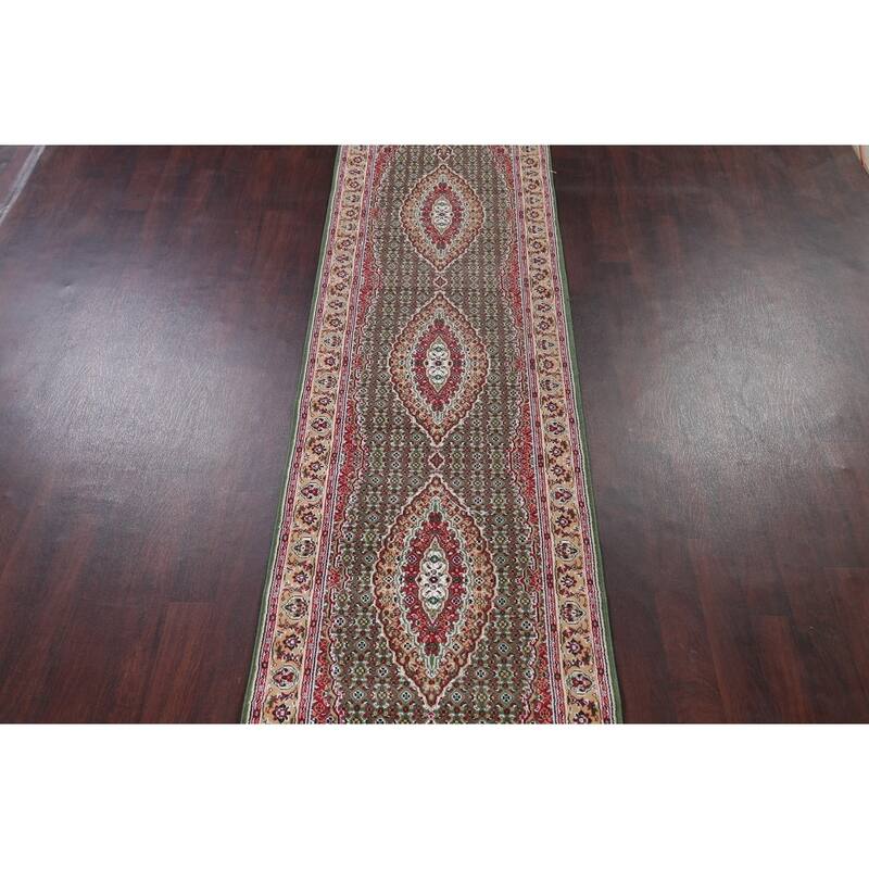 Traditional Tabriz Polyester & Jute Oriental Persian Classic Rug