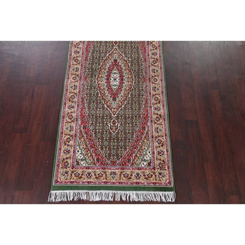 Traditional Tabriz Polyester & Jute Oriental Persian Classic Rug