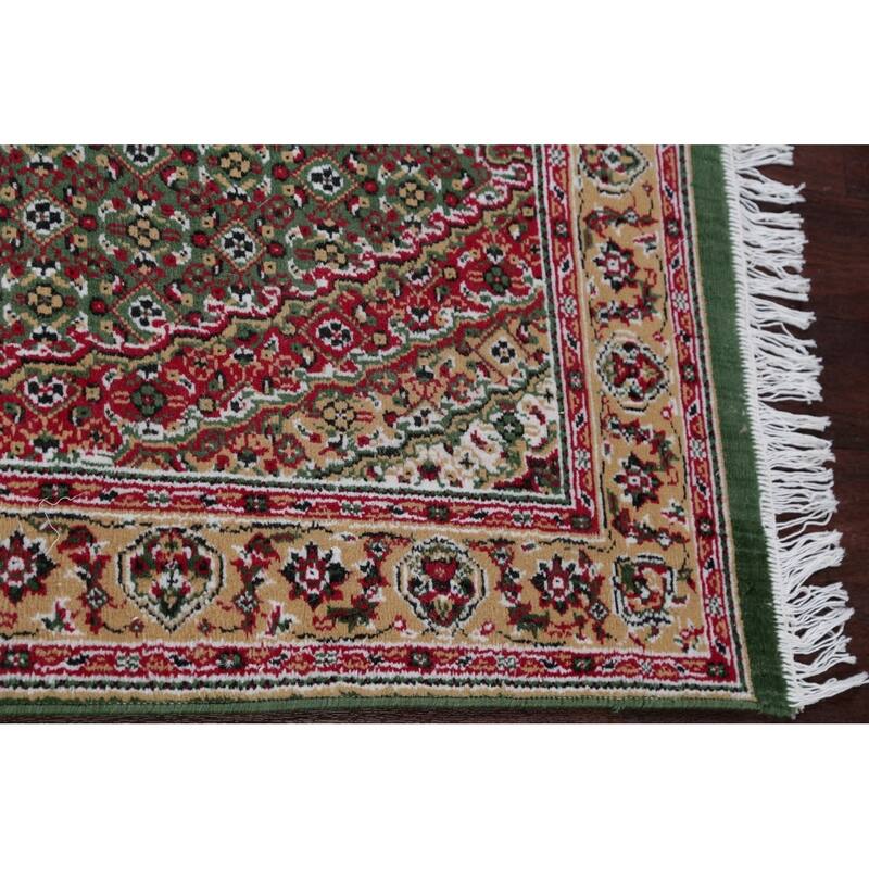 Traditional Tabriz Polyester & Jute Oriental Persian Classic Rug