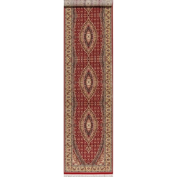 Classic Bidjar Turkish Oriental Polyester & Jute Traditional Rug