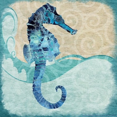 CANVAS Seahorse by Jill Meyer Graphic Art