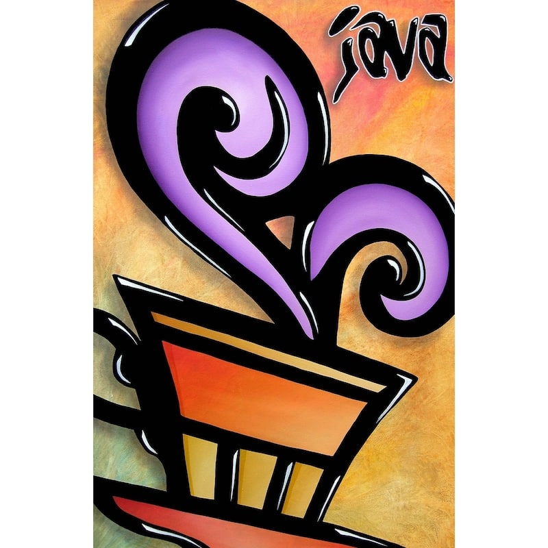 CANVAS Java By Fido Studios Art Painting Reproduction Bed Bath