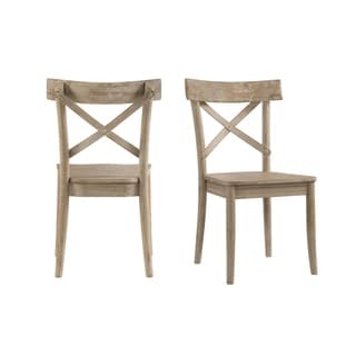 Whistle Stop X-back Wooden Side Chair Set