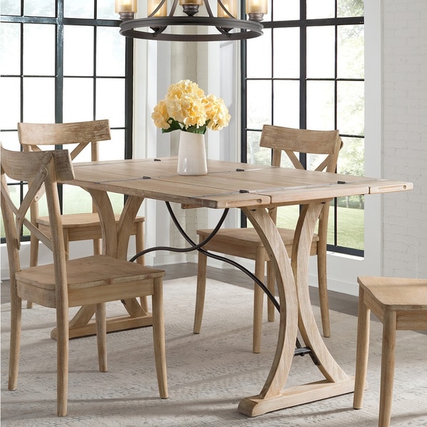 dining table with folding top