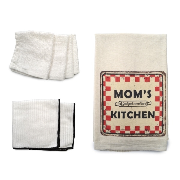 "Mom's Kitchen" 7-piece Dish Towel Set