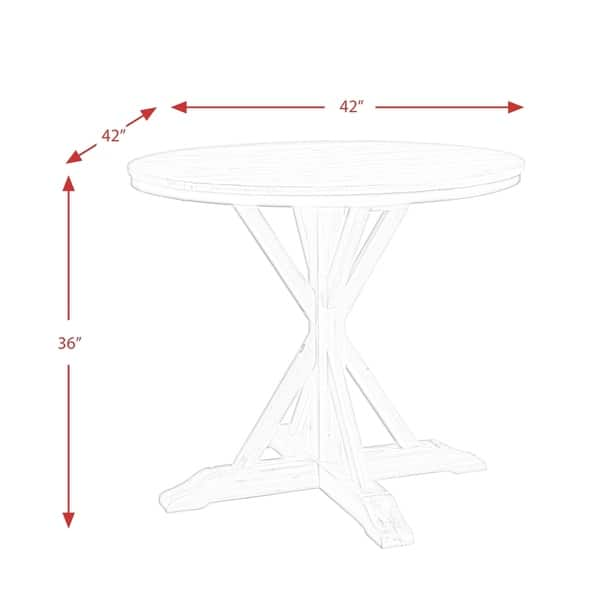 The Gray Barn Whistle Stop Round Counter-height Dining Table - N/A ...