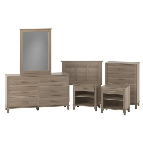 Shop Somerset Twin Size 6 Piece Bedroom Set By Bush