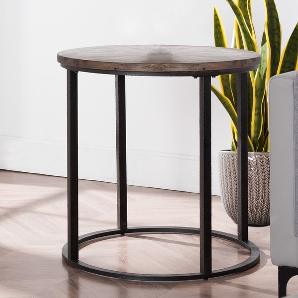 overstock round end tables