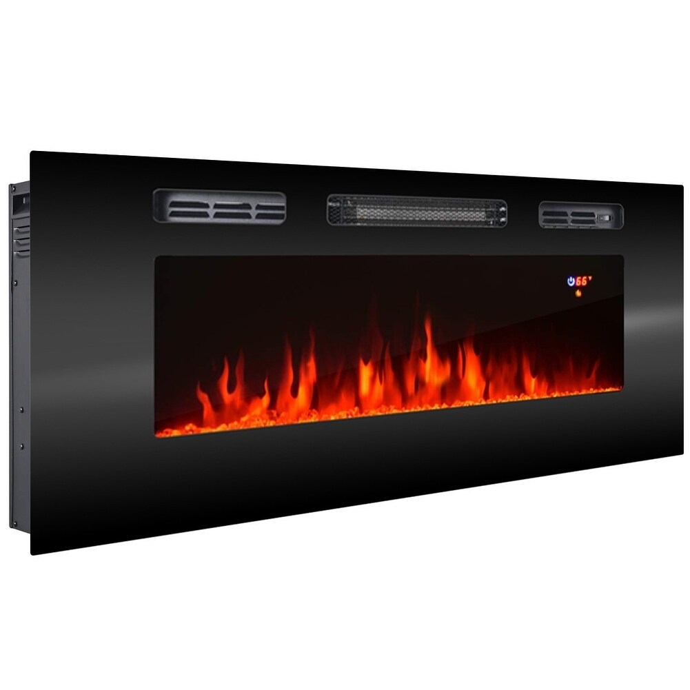 Shop Efire1 40 Electric Fireplace Recessed Wall Mounted Heater