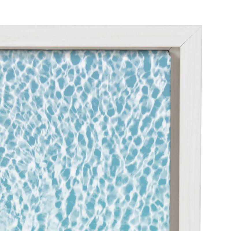 DesignOvation Sylvie Woman Floating Framed Canvas by Amy Peterson
