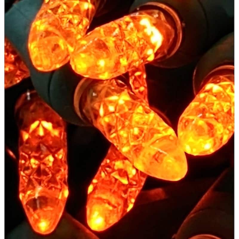 Orange LED Set of 70 Lights Light String M5 Mini