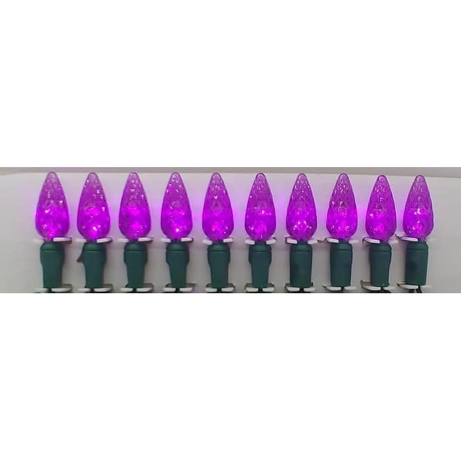 Purple LED Set of 70 Lights Light String C6
