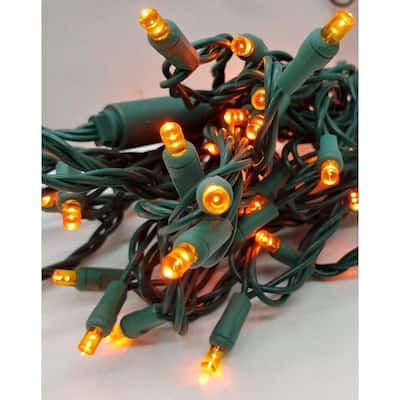 Orange LED Set of 70 Lights Light String 5MM