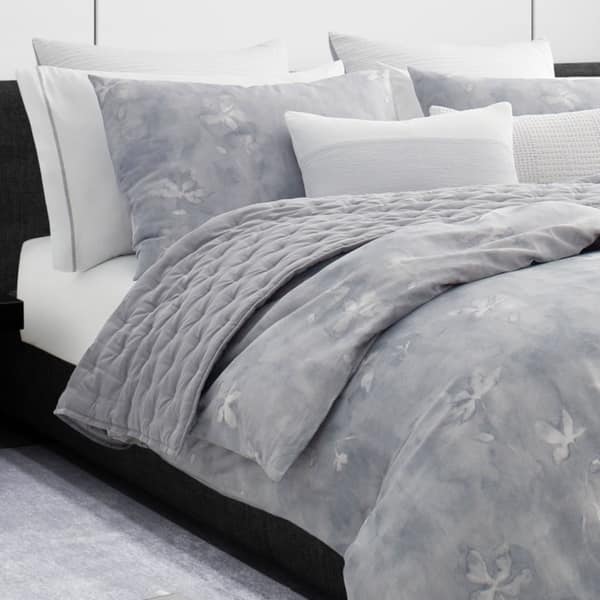 Shop Vera Wang Ghost Flower Duvet Cover And Coordinating Shams